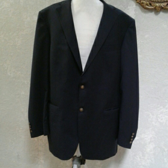 Hart Schaffner Marx Other - Hart Schaffner Marx Men's Navy Sport Jacket 46L